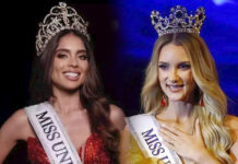 ESPOSA Y MAMA COMPETIENDO PA MISS UNIVERSE 2023