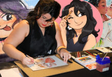 ZIA HABIBE CU ‘LIVE PAINTINGS” NA ARUBA ART FAIR